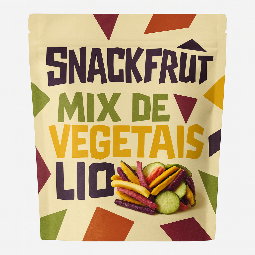 Mix de Vegetais Chips Liofilizado