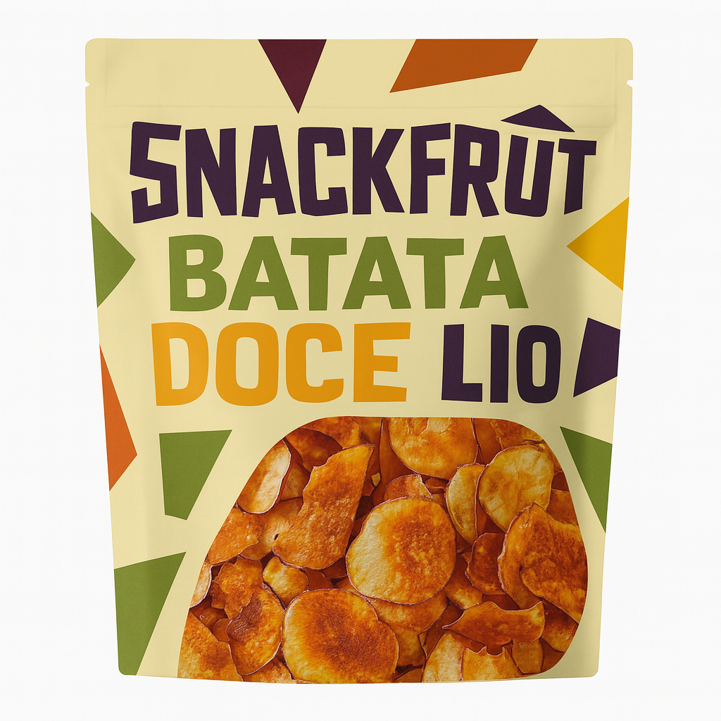 Chips de Batata Doce Liofilizado