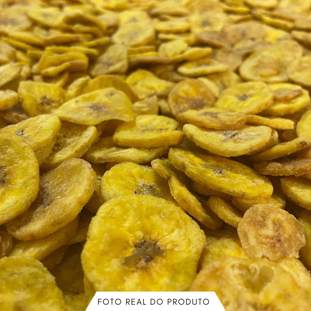 Banana Chips Salgada Liofilizado
