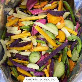 Mix de Vegetais Chips Liofilizado