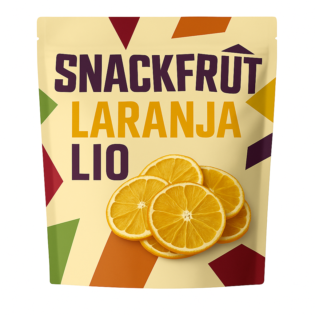 Laranja desidratadas Liofilizado