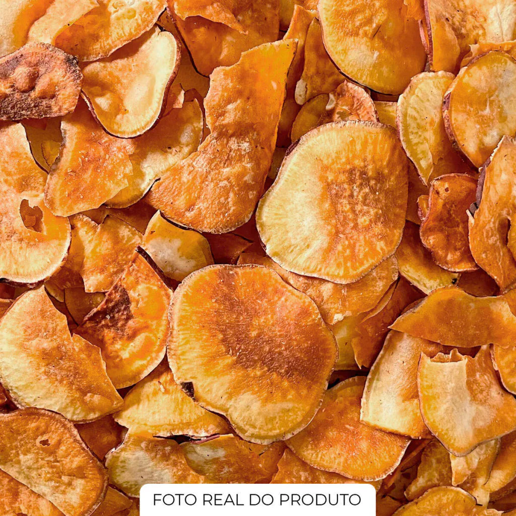 Chips de Batata Doce Liofilizado