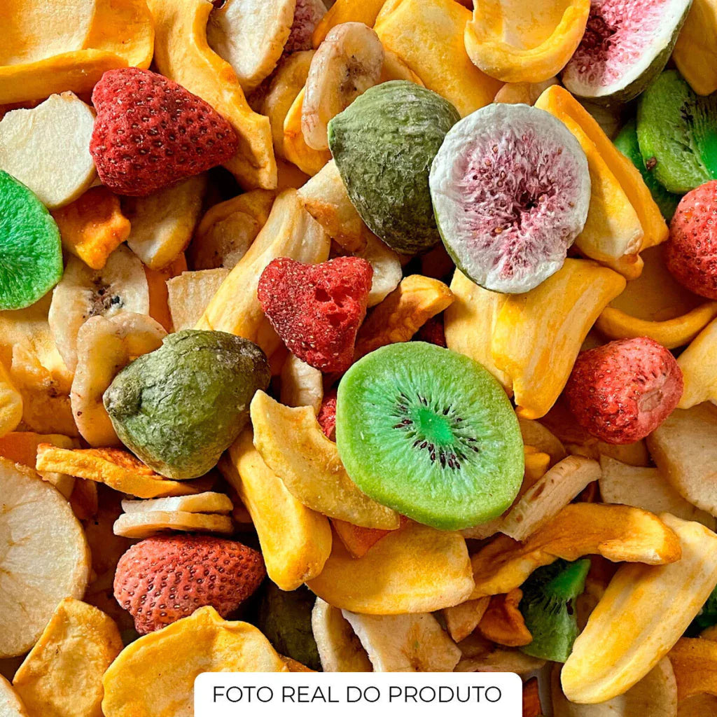 Mix de Frutas Tropicais Chips Liofilizado